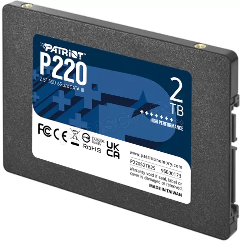 Photo de Disque SSD Patriot P220 2To  - S-ATA 2,5"