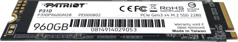 Photo de Disque SSD Patriot P310 1To - M.2 NVMe Type 2280