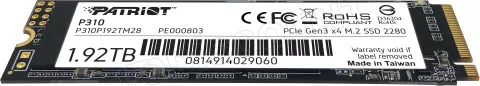Photo de Disque SSD Patriot P310 2To - M.2 NVMe Type 2280