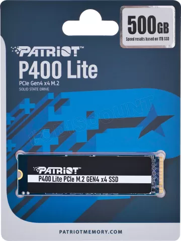 Photo de Disque SSD Patriot P400 Lite 500Go - M.2 NVMe Type 2280