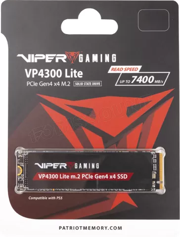 Photo de Disque SSD Patriot Viper VP4300 Lite 2To - M.2 NVMe Type 2280