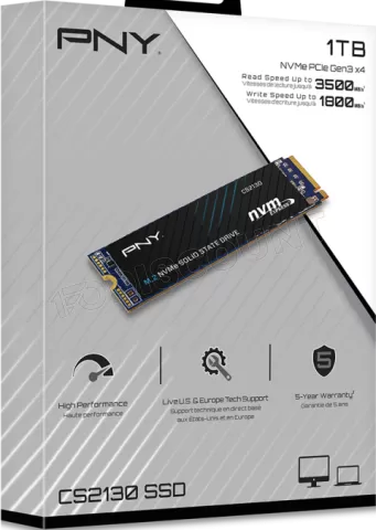 Photo de Disque SSD PNY CS2130 1To - M.2 NVME Type 2280