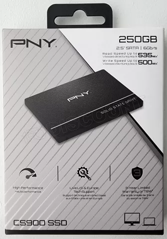 Photo de Disque SSD PNY CS900 250Go - S-ATA 2,5"