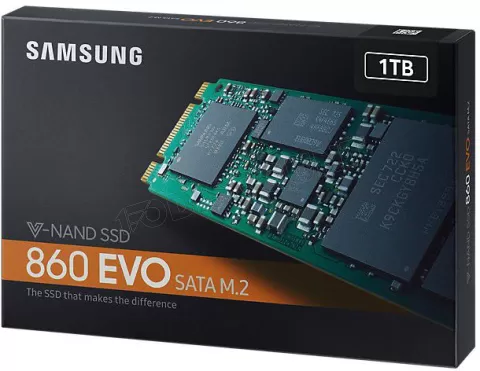 Photo de Disque SSD Samsung 860 EVO 1 To  - SATA M.2 Type 2280
