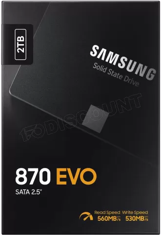 Photo de Disque SSD Samsung 870 Evo 2To - S-ATA 2,5"