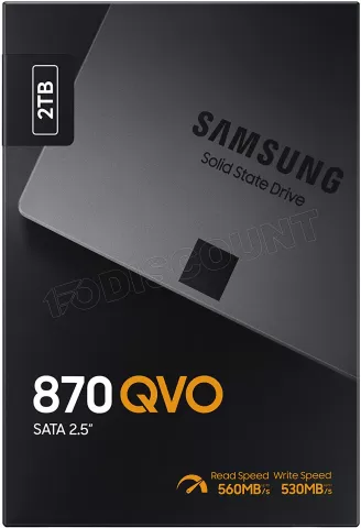 Photo de Disque SSD Samsung 870 QVO 2To (2000Go) - S-ATA 2,5"