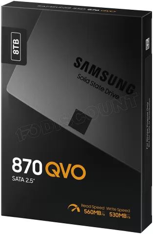 Photo de Disque SSD Samsung 870 QVO 8To  - S-ATA 2,5"