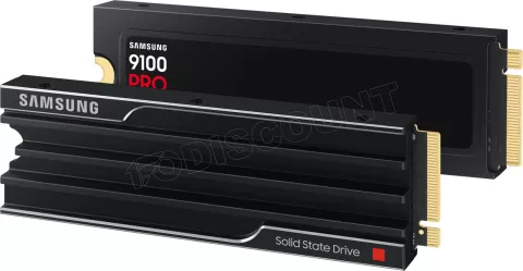 Photo de Disque SSD Samsung 9100 Pro 2To avec dissipateur - M.2 NVMe Type 2280