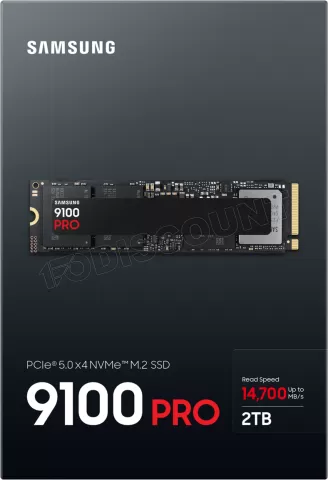 Photo de Disque SSD Samsung 9100 Pro 2To - M.2 NVMe Type 2280