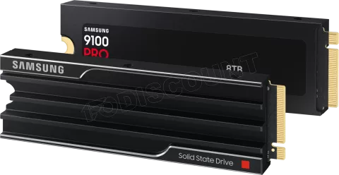 Photo de Disque SSD Samsung 9100 Pro 8To avec dissipateur - M.2 NVMe Type 2280