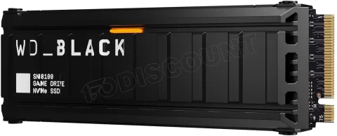 Photo de Disque SSD Sandisk WD_Black SN8100 2To avec dissipateur thermique - NVMe M.2 Type 2280
