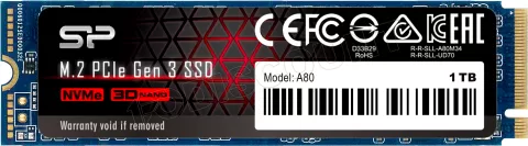 Photo de Disque SSD Silicon Power A80 1To  - NVMe M.2 Type 2280
