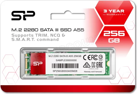 Photo de Disque SSD Silicon Power Ace A55 256Go - S-ATA M.2 Type 2280