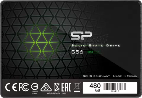 Photo de Disque SSD Silicon Power Slim S56 480Go - S-ATA 2,5"