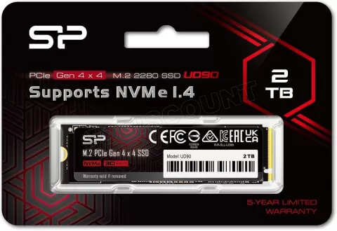 Photo de Disque SSD Silicon Power UD90 2To - NVMe M.2 Type 2280