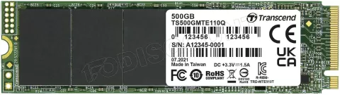 Photo de Disque SSD Transcend 110Q 500Go - M.2 NVMe Type 2280