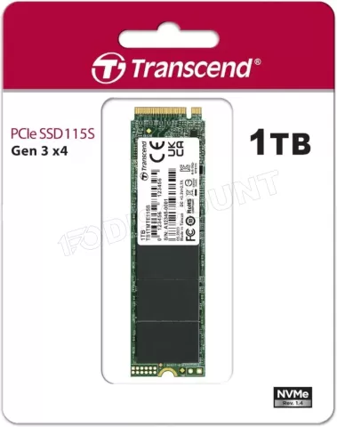 Photo de Disque SSD Transcend 115S 1To - M.2 NVMe Type 2280