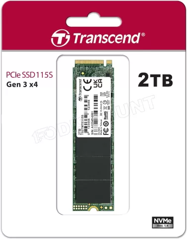 Photo de Disque SSD Transcend 115S 2To - M.2 NVMe Type 2280