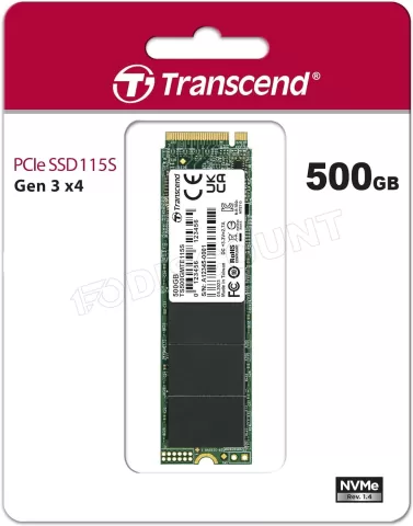 Photo de Disque SSD Transcend 115S 500Go - M.2 NVMe Type 2280