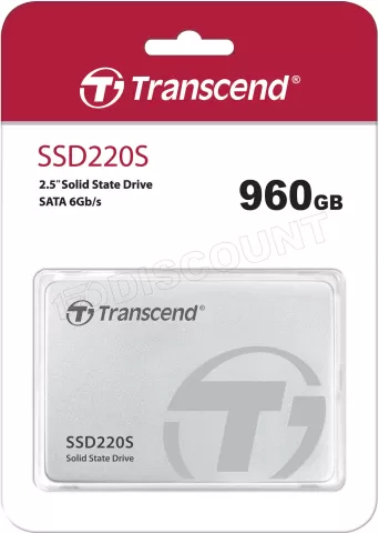 Photo de Disque SSD Transcend 220S 960Go - S-ATA 2,5"