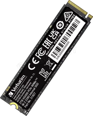 Photo de Disque SSD Verbatim Vi5000 2To - NVMe M.2 Type 2280