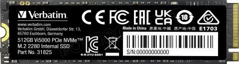Photo de Disque SSD Verbatim Vi5000 512Go - NVMe M.2 Type 2280