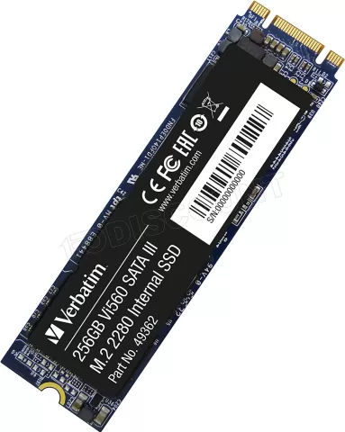 Photo de Disque SSD Verbatim Vi560 S3 256Go - S-ATA M.2 Type 2280