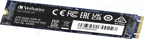 Photo de Disque SSD Verbatim Vi560 S3 2To - S-ATA M.2 Type 2280