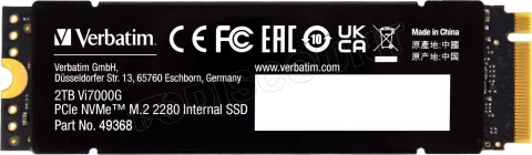 Photo de Disque SSD Verbatim Vi7000G 4To  - NVMe M.2 Type 2280