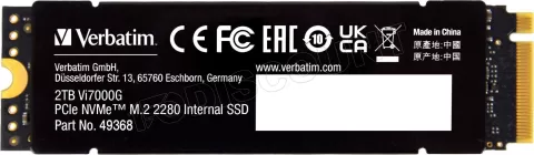 Photo de Disque SSD Verbatim Vi7000G 4To - NVMe M.2 Type 2280