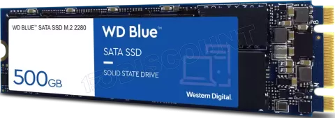 Photo de Disque SSD Western Digital Blue 500Go - S-ATA M.2 Type 2280