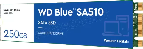 Photo de Disque SSD Western Digital Blue SA510 250Go - S-ATA M.2 Type 2280