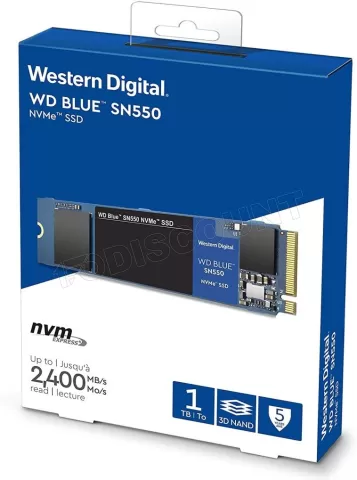 Photo de Disque SSD Western Digital Blue SN550 1To  - NVMe M.2 Type 2280