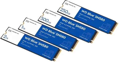 Photo de Disque SSD Western Digital Blue SN580 2To - NVMe M.2 Type 2280