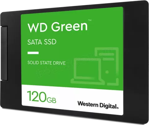 Photo de Disque SSD Western Digital Green 120Go - S-ATA 2,5"