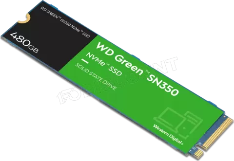 Photo de Disque SSD Western Digital Green SN350 480Go - NVMe M.2 Type 2280