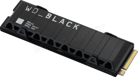 Photo de Disque SSD Western Digital WD_Black SN850 RGB 500Go avec dissipateur thermique - NVMe M.2 Type 2280