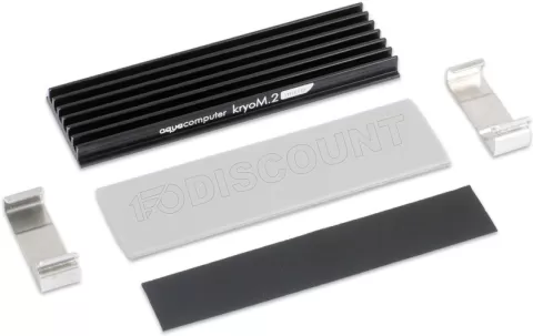 Dissipateur thermique pour SSD M.2 2280 Aqua Computer KryoM.2 (Noir) à prix  bas