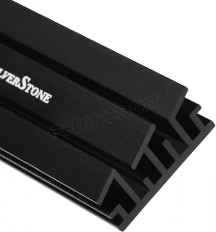 Photo de Dissipateur thermique pour SSD M.2 2280 SilverStone SST-TP02-M2 (Noir)