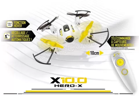 Photo de Drone Mondo Ultradrone X10.0 Hero-X (Blanc/Jaune)