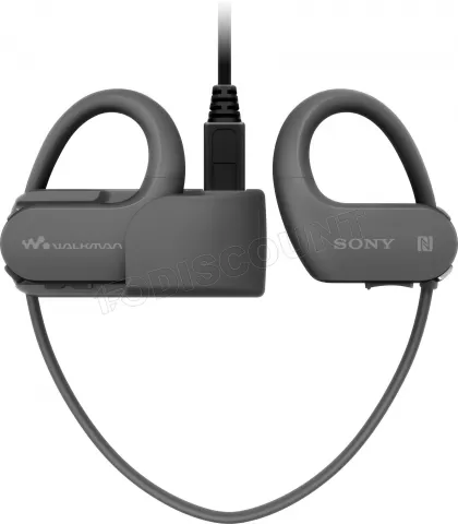 Photo de Ecouteurs Bluetooth / Lecteur MP3 Sony Walkman NW-WS623 étanche 4Go (Noir)