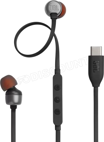 Photo de Ecouteurs filaires JBL Tune 310C USB-C (Noir)
