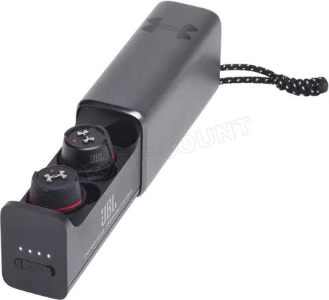 Photo de Ecouteurs intra-auriculaires Bluetooth JBL Under Armour True Wireless Flash (Noir)