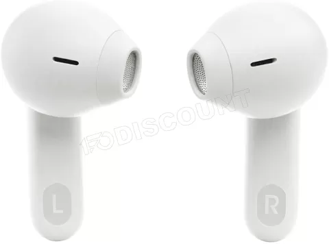 Photo de Ecouteurs intra-auriculaires sans fil Bluetooth JBL Tune Flex (Blanc)