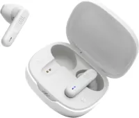 Photo de Ecouteurs intra-auriculaires sans fil Bluetooth JBL Wave Flex (Blanc)
