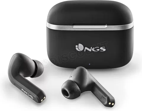 Photo de Ecouteurs intra-auriculaires sans fil Bluetooth NGS Artica Crown (Noir)