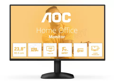 Photo de Ecran 24" AOC Basic B3 24B31H Full HD 120Hz (Noir)