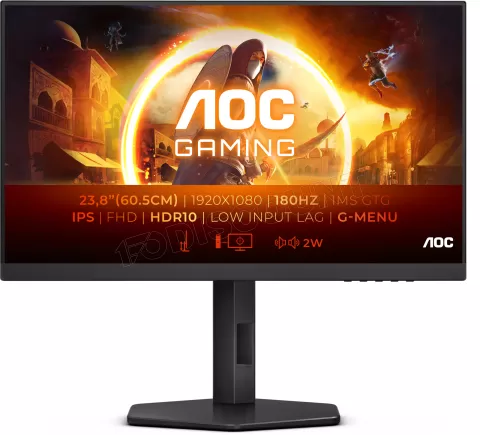 Photo de Ecran 24" AOC Gaming G4 24G4XE Full HD 180Hz (Noir)