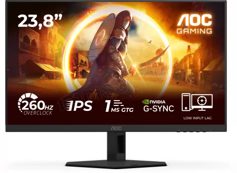 Photo de Ecran 24" AOC Gaming G4 24G4ZRE Full HD 260Hz OC (Noir)