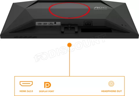 Photo de Ecran 24" AOC Gaming G4 24G4ZRE Full HD 260Hz OC (Noir)